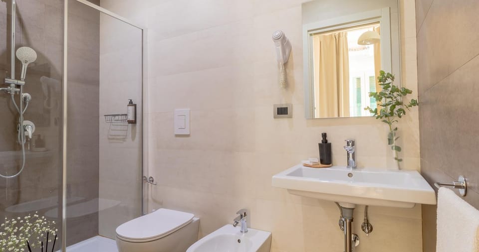 Shower, Toilet, Bathroom, Bath, bidet, towels