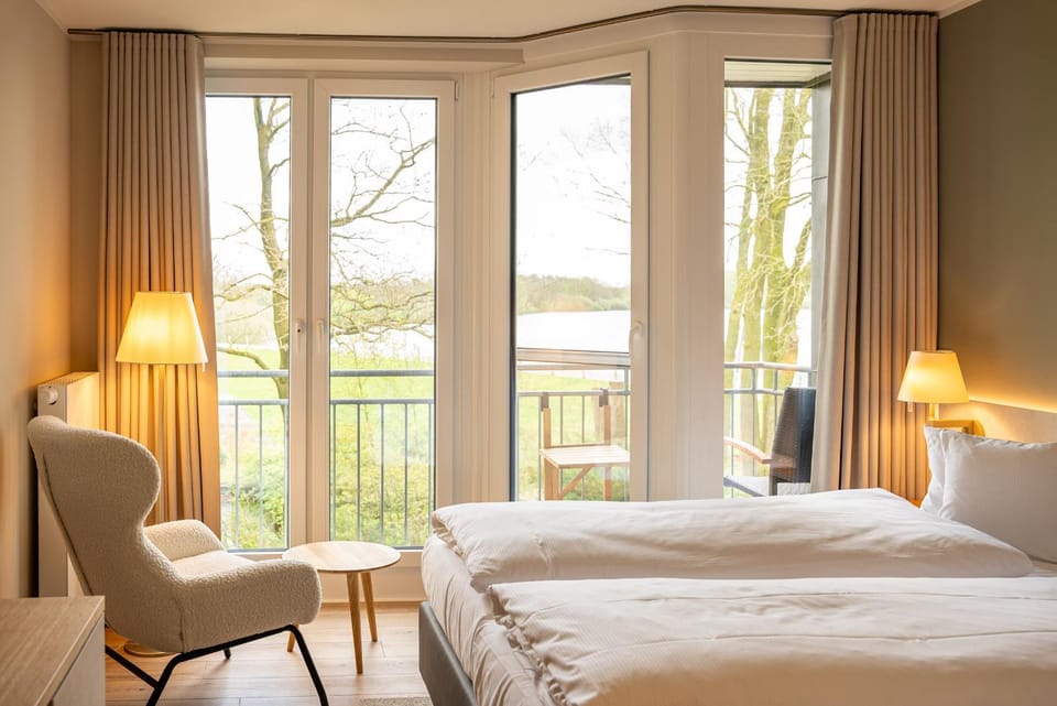 Bed, View (from property/room), Photo of the whole room, Dining area