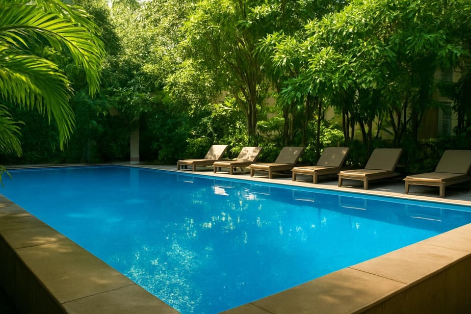 Property building, Swimming pool