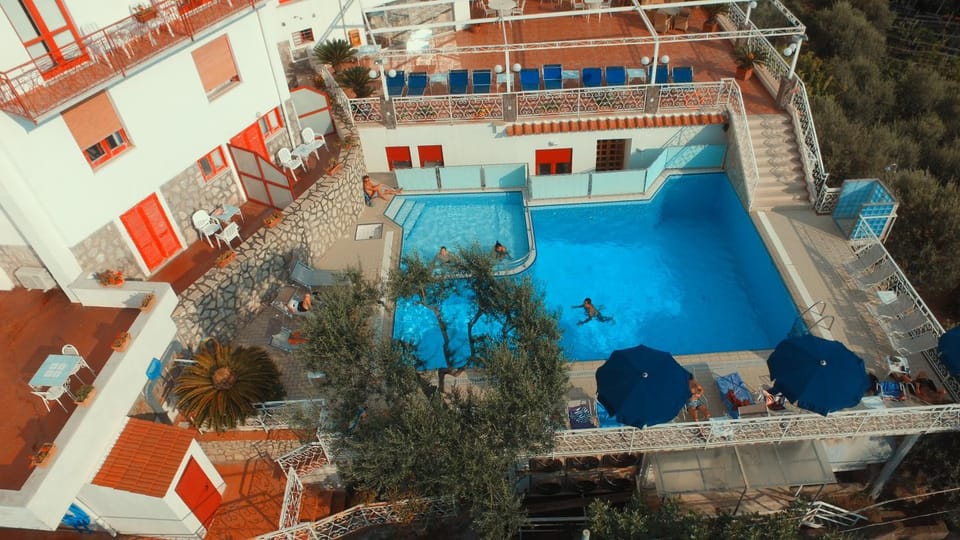 Bird's eye view, Swimming pool