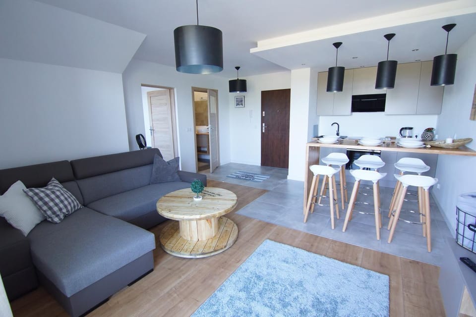 TV and multimedia, Kitchen or kitchenette, Living room, Seating area, Dining area, stove