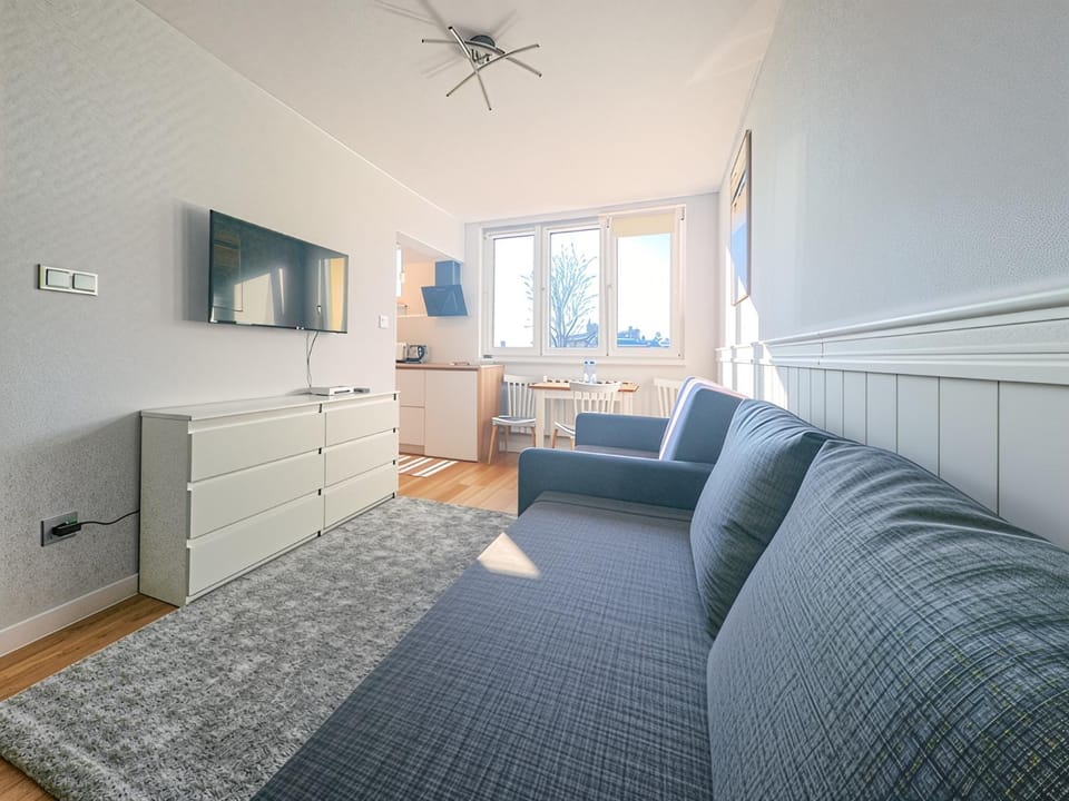 Bed, TV and multimedia, Living room, Photo of the whole room, Seating area