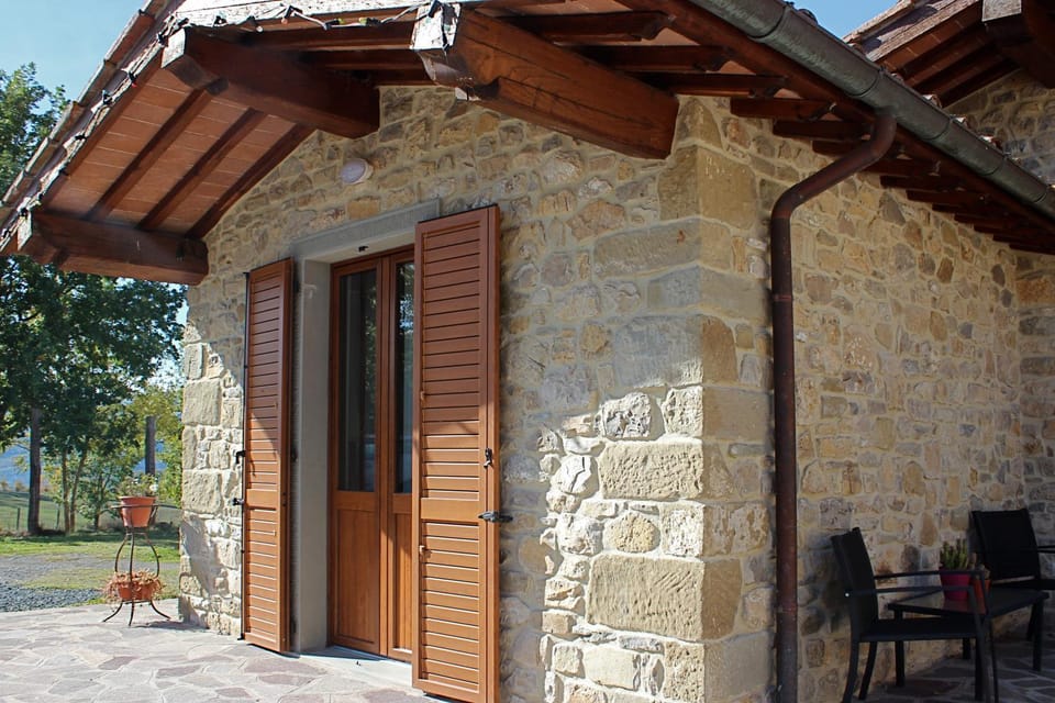 Property building, Patio, Autumn