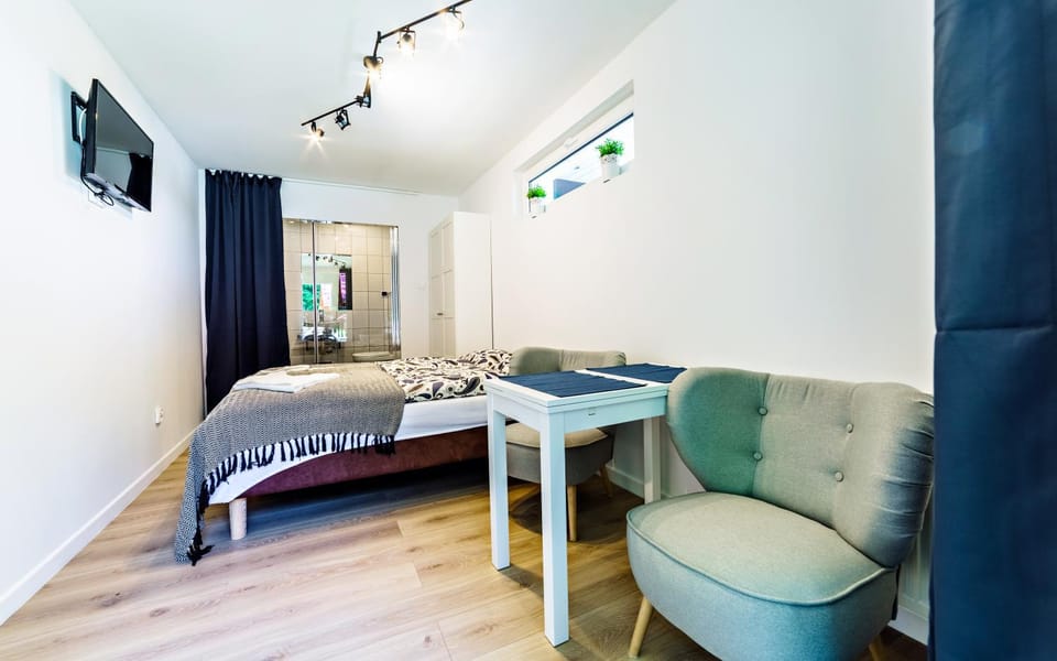 Bathroom, Seating area, Bedroom