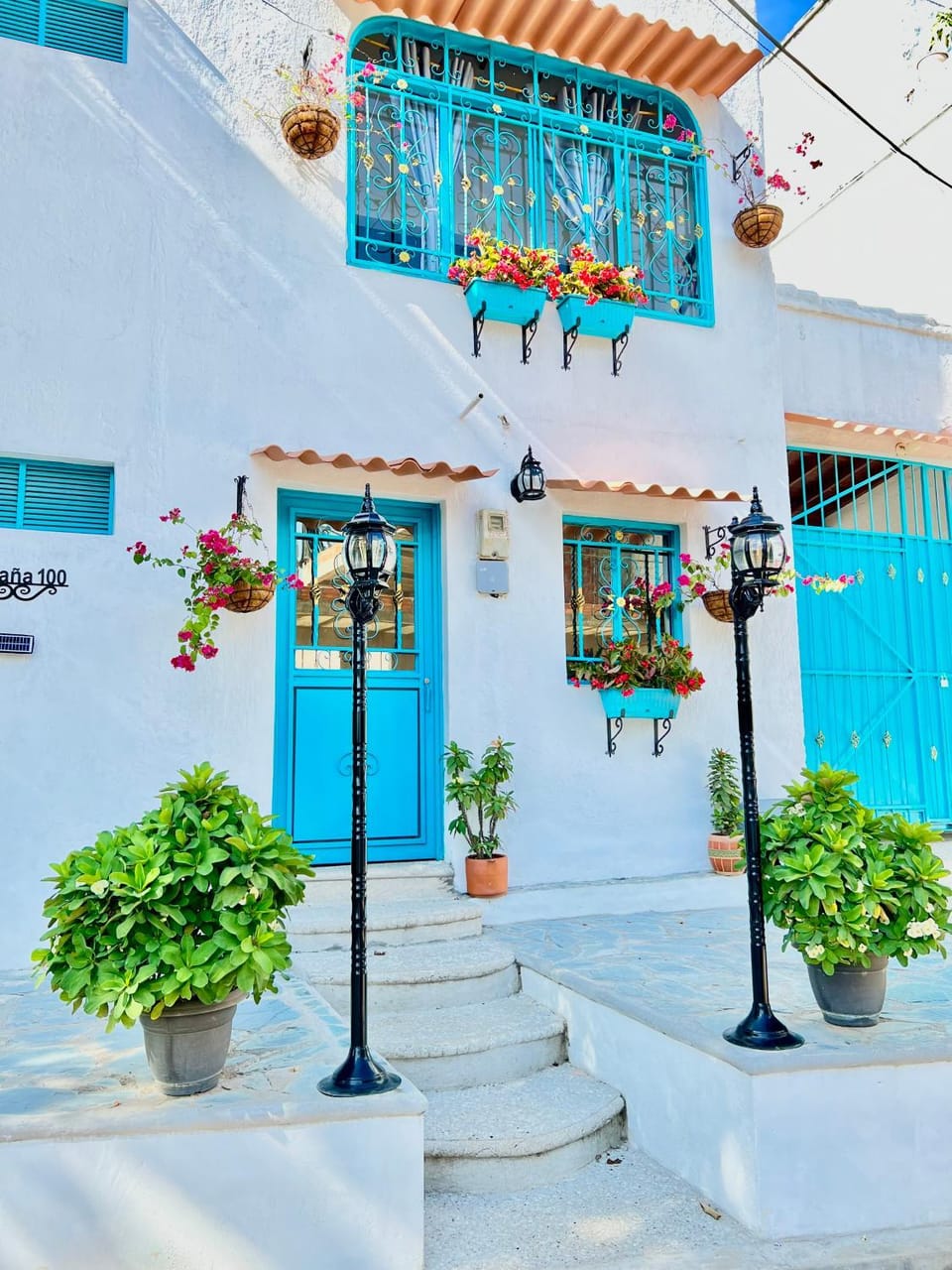Cabaña La Aldea - Santorini Colombiano House in Antioquia