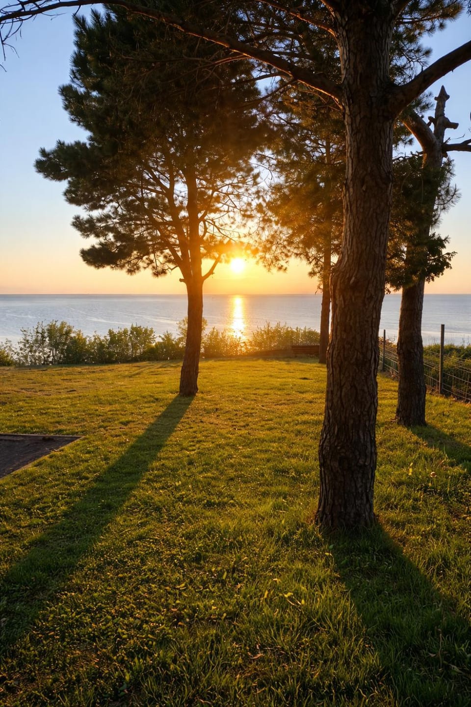 Natural landscape, Sea view, Sunrise