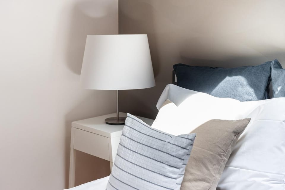 Bed, Decorative detail, Bedroom