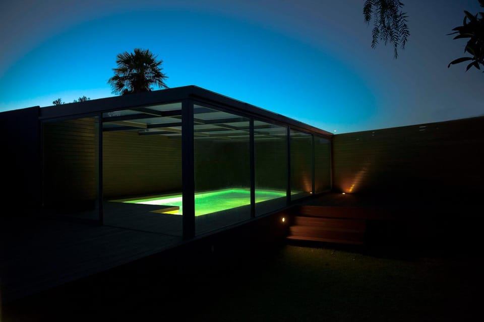 Night, Swimming pool
