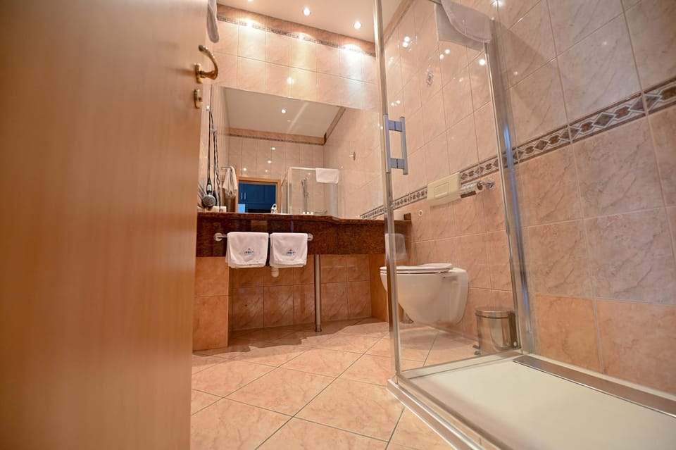 Shower, Toilet, Bathroom, towels