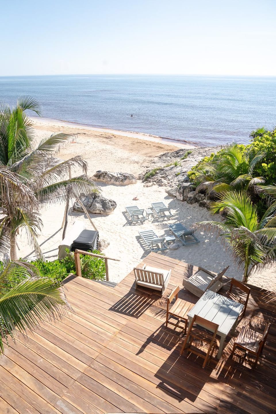 Beach, sunbed