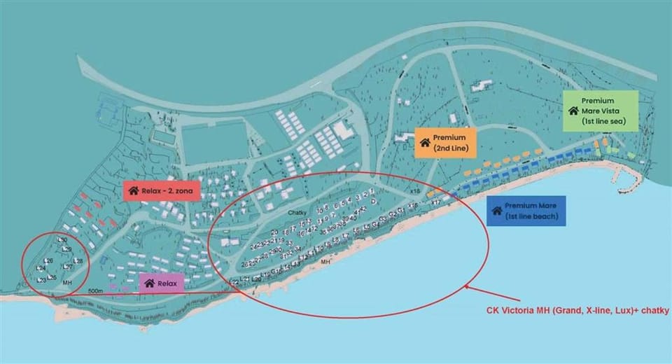 Victoria Mobilhome Camping Dole-Živogošče Campground/ 
RV Resort in Dubrovnik-Neretva County