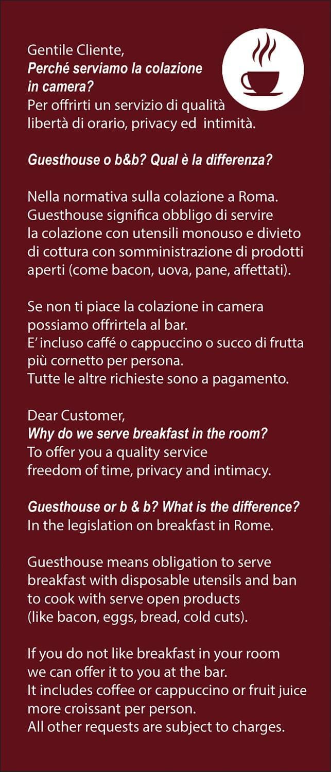 Continental breakfast
