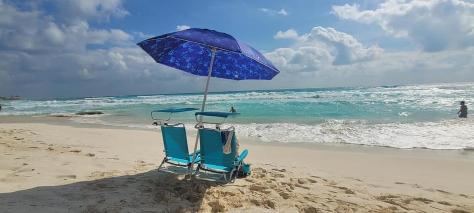 Beach, sunbed