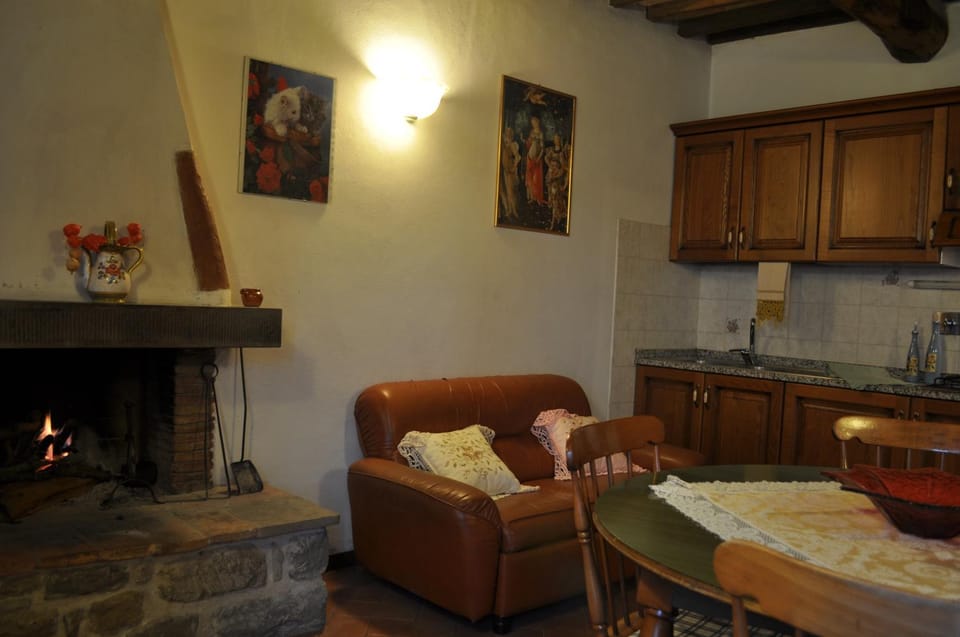 Winter, Living room, Dining area