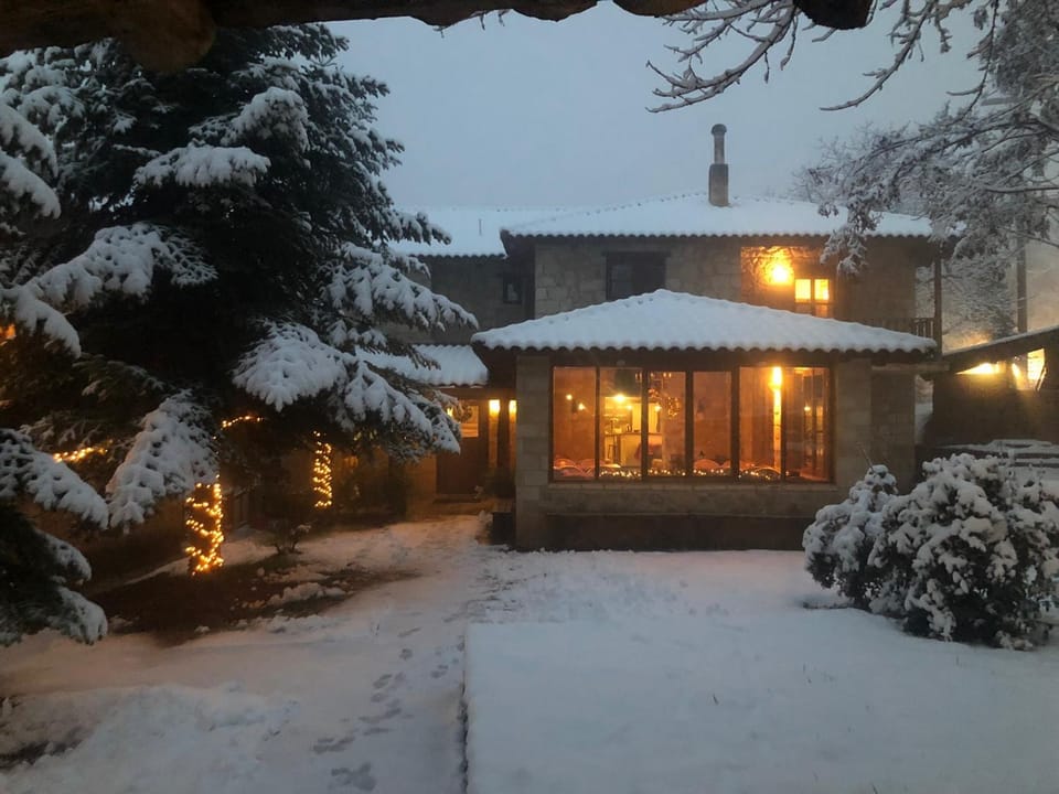 Property building, Facade/entrance, Winter