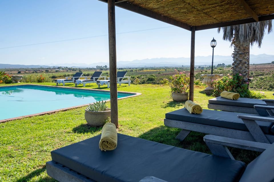 Natural landscape, Pool view, Swimming pool, sunbed