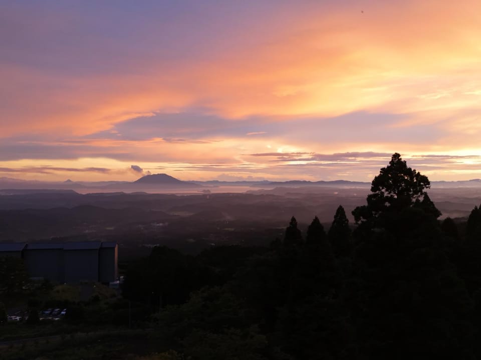 Natural landscape, Mountain view, Sunset