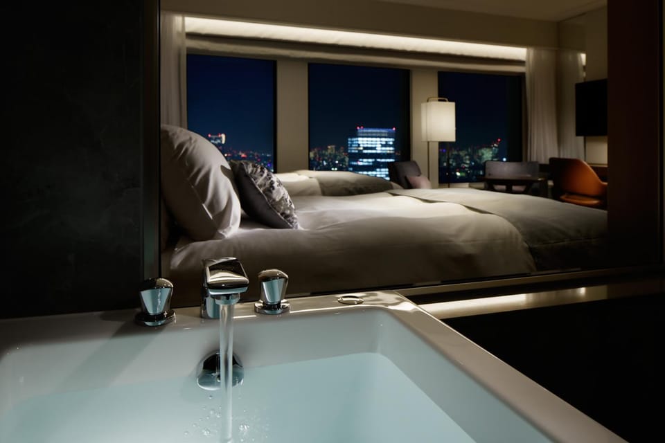 Bathroom, City view
