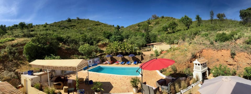 Natural landscape, Mountain view, Pool view, Swimming pool, sunbed