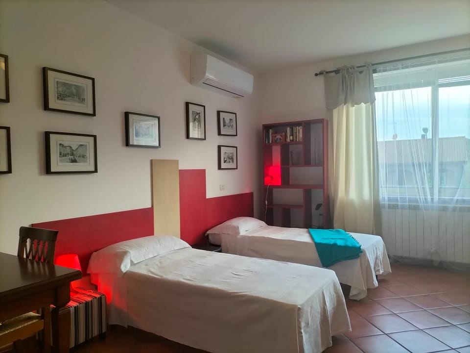 Bed, air conditioner