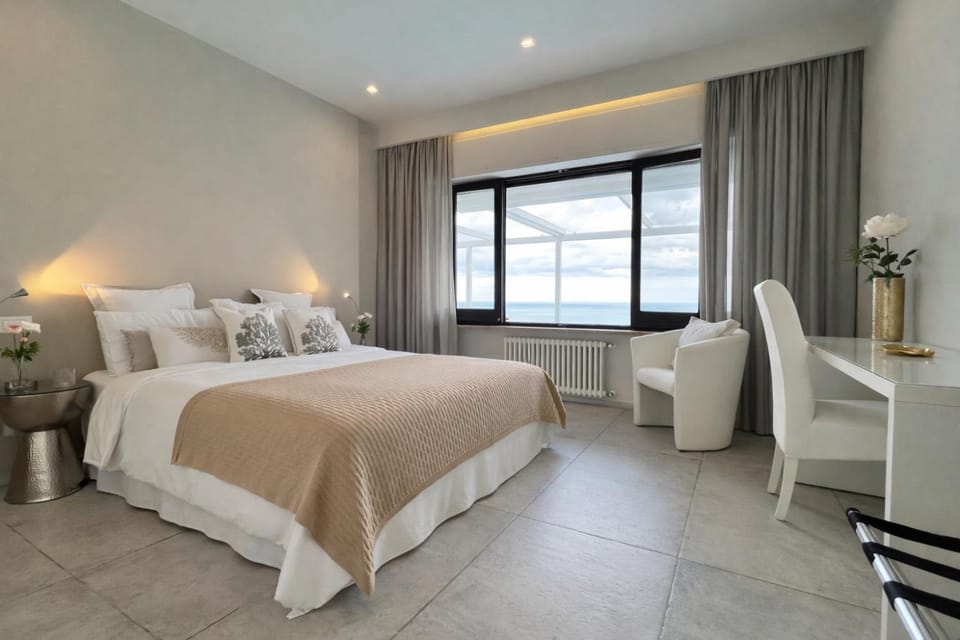 Bed, Living room, Photo of the whole room, Seating area, Bedroom