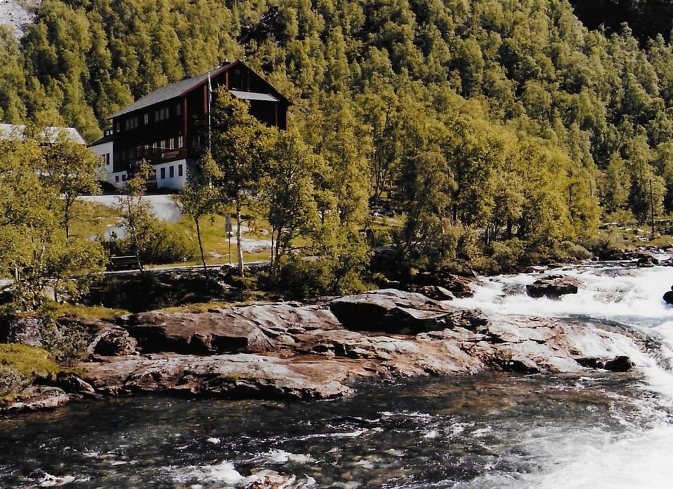 Property building, Natural landscape, River view
