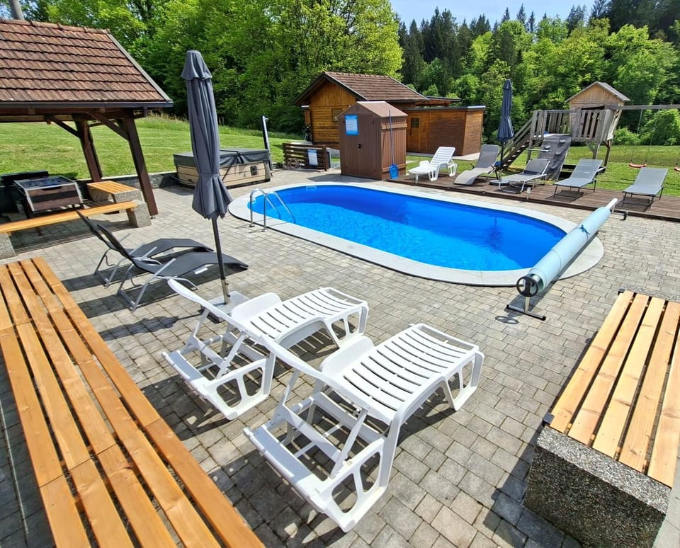 Patio, Children play ground, Swimming pool