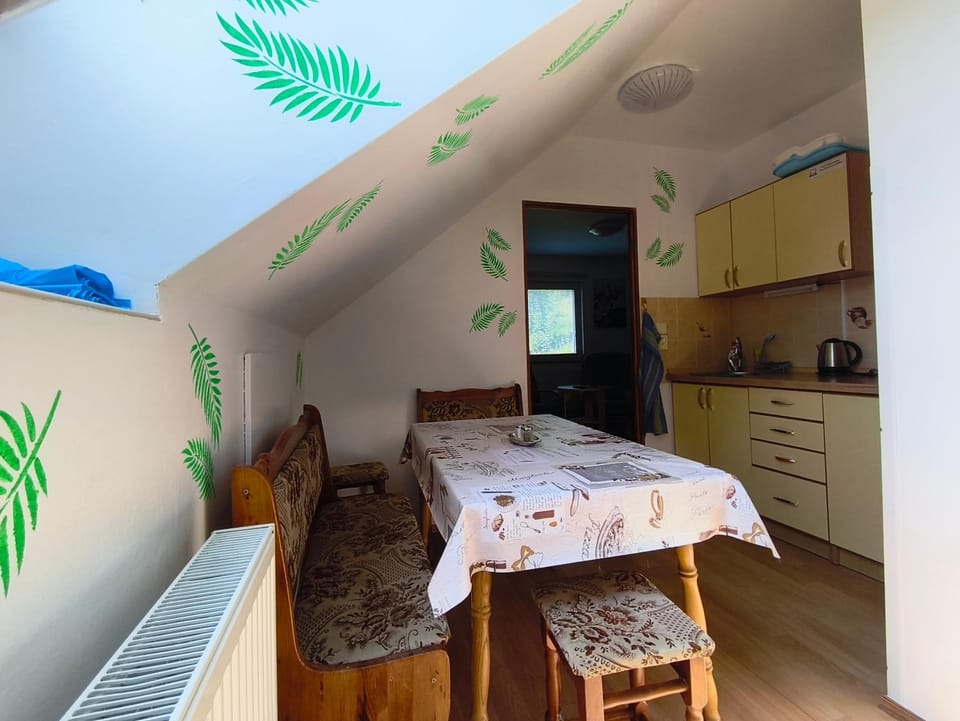 Kitchen or kitchenette, Dining area
