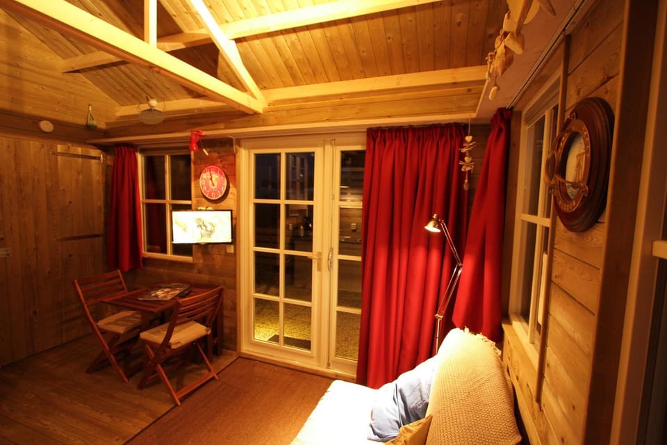Bed, BBQ facilities, TV and multimedia, Coffee/tea facilities, Kitchen or kitchenette, Living room, Photo of the whole room, Decorative detail, Dining area, Bedroom