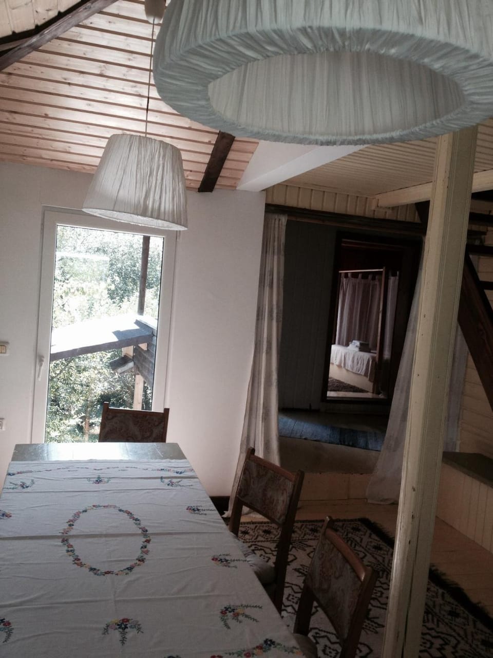 Living room, Garden view, Lake view