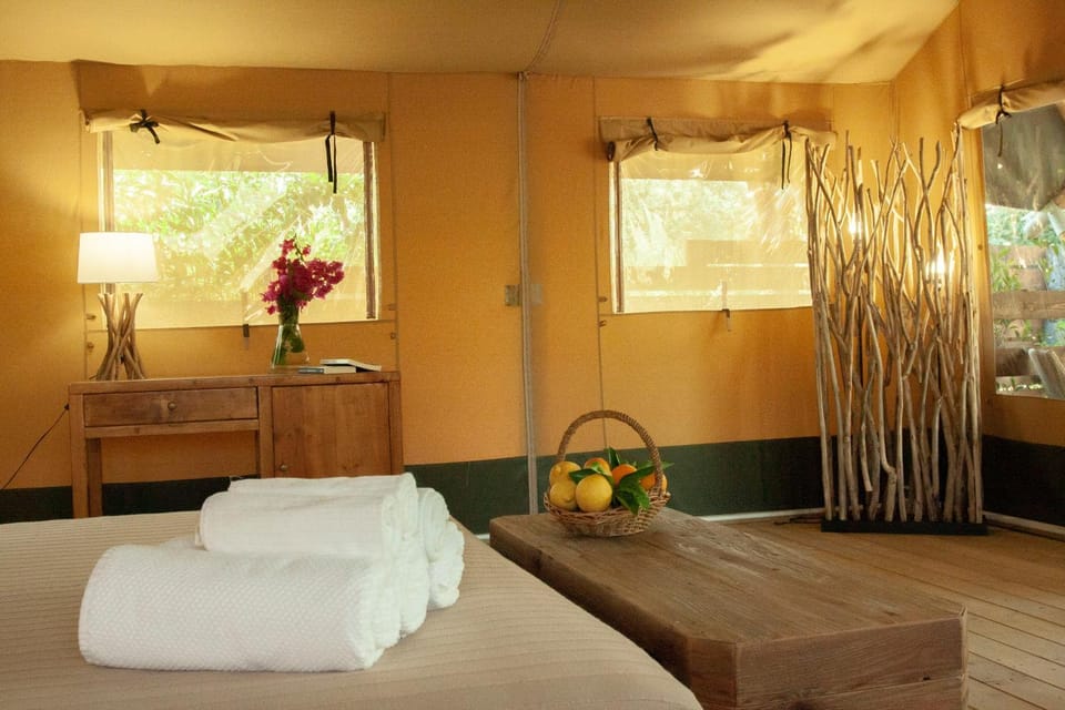 Glamping Alcantara Luxury tent in Sicily