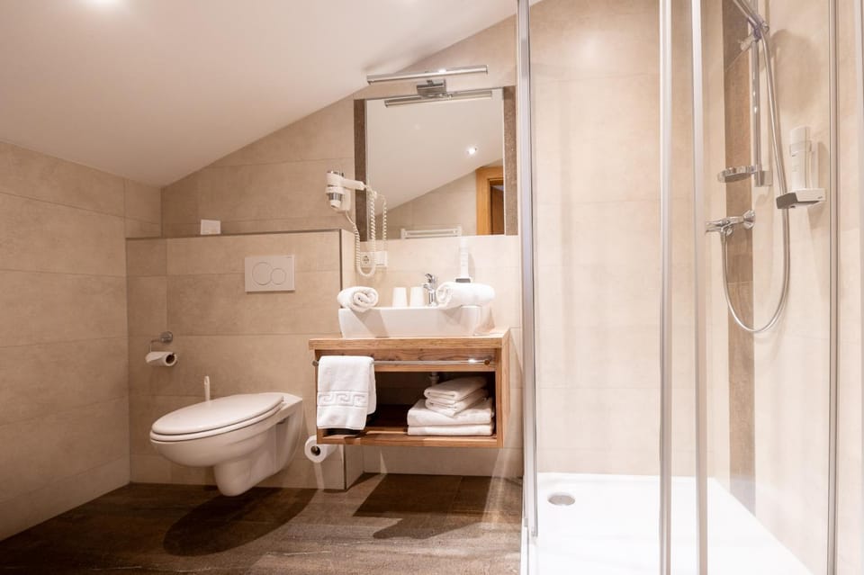 Shower, Toilet, Bathroom, towels