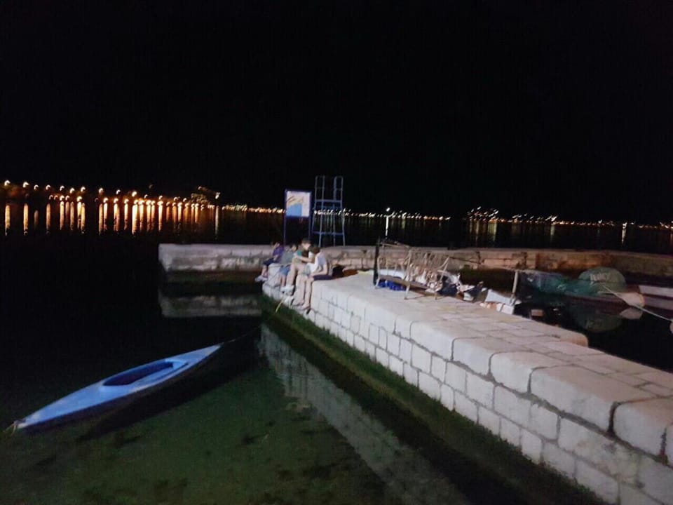 Night, Garden, Beach
