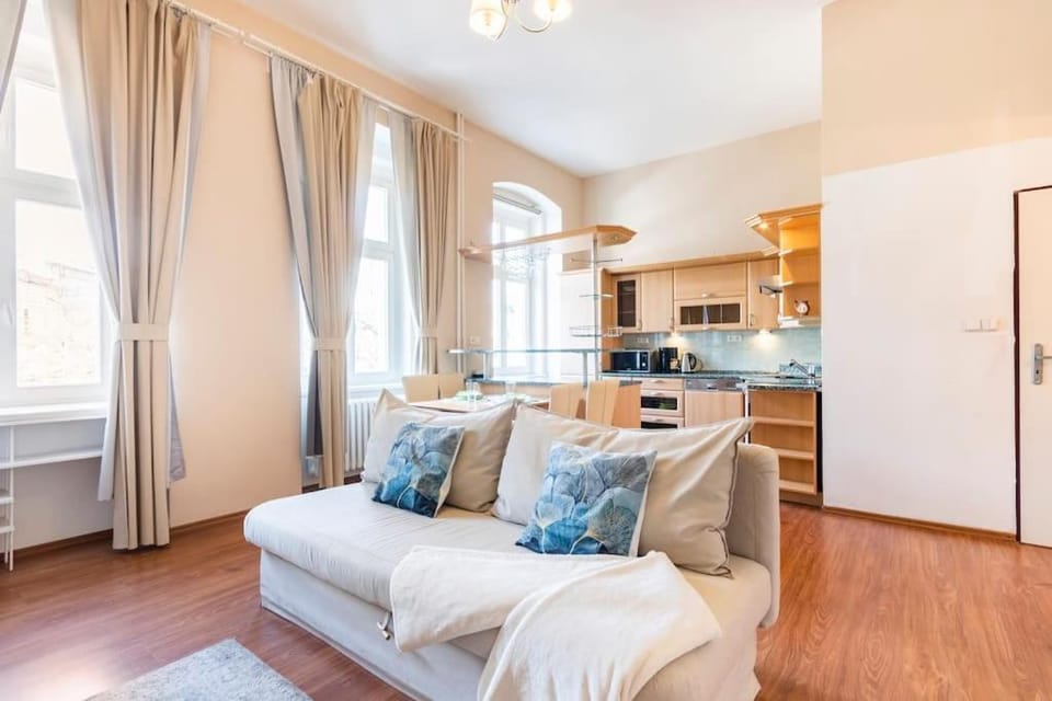 Bed, Kitchen or kitchenette, Living room, Photo of the whole room, Seating area, Dining area