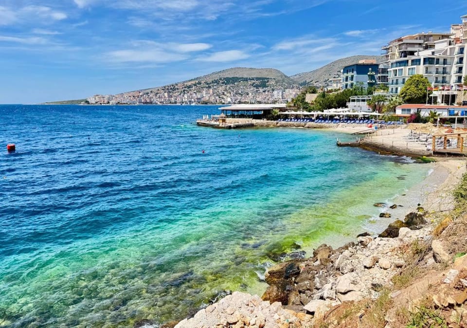 Nearby landmark, Natural landscape, Beach, City view, Sea view