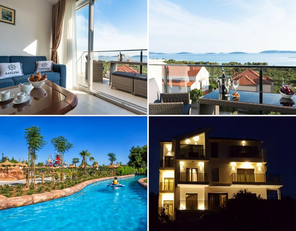 Facade/entrance, Coffee/tea facilities, Balcony/Terrace, Balcony/Terrace, Living room, Seating area, Dining area, Sea view