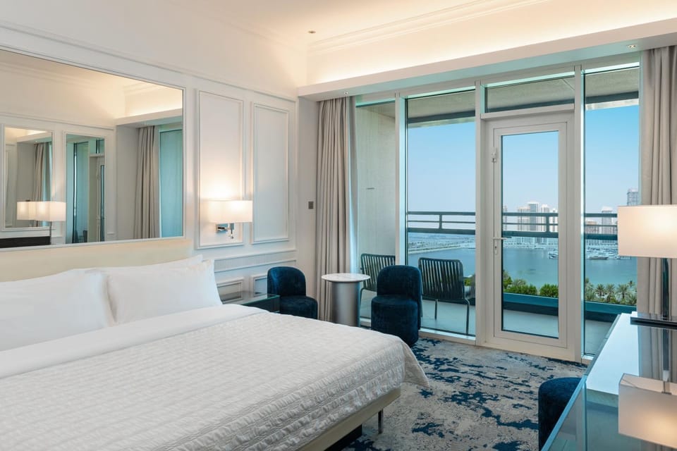Bed, Bedroom, Sea view