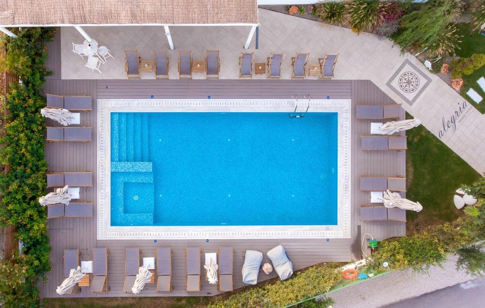 Day, Bird's eye view, Swimming pool