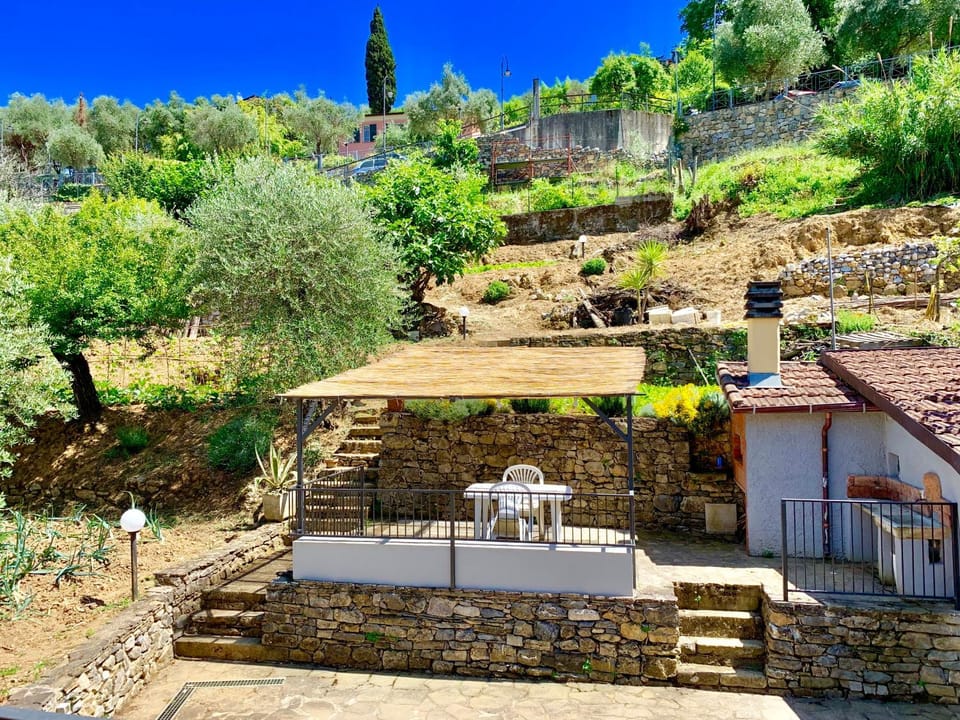 Patio, Facade/entrance, Bird's eye view