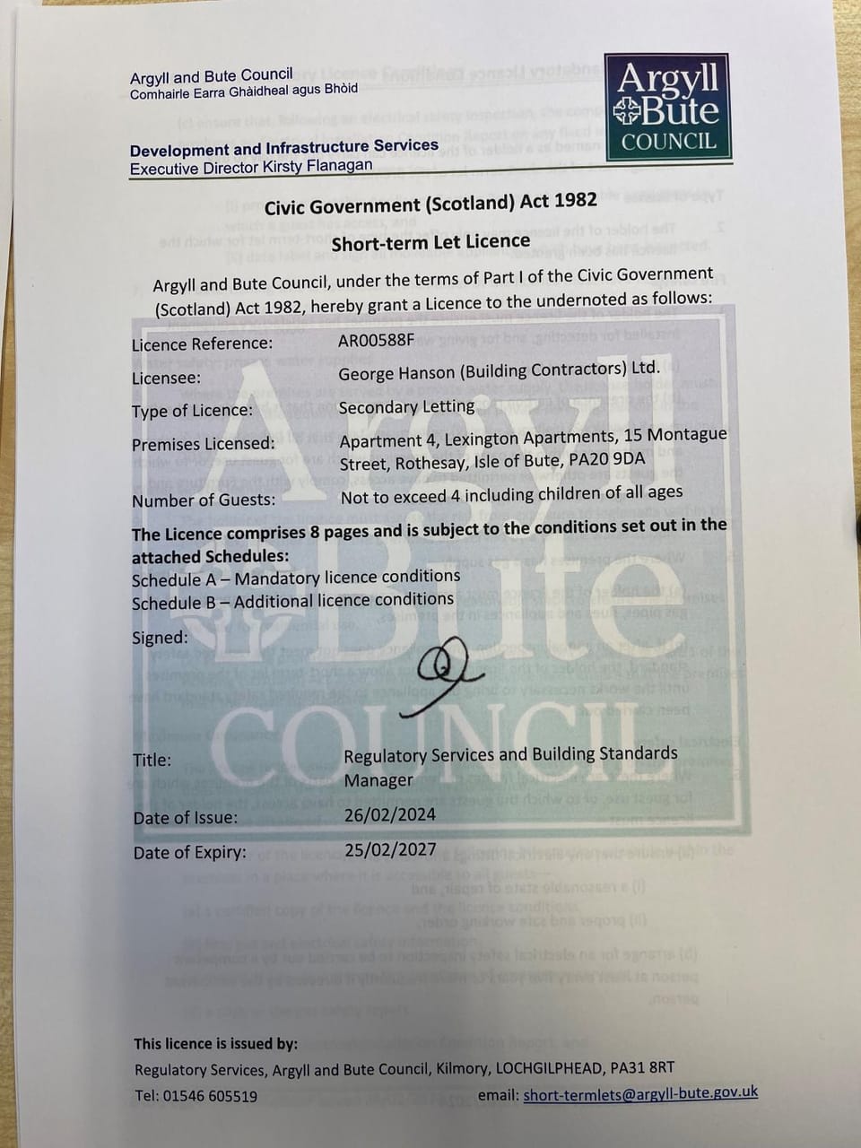 Lexington Apartments, entire apartment, sea view, private parking, wifi Apartment in Scotland