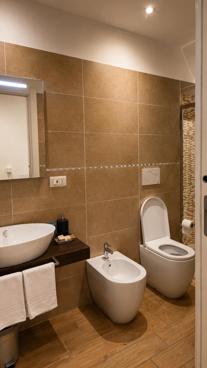 Shower, Toilet, Bathroom, bidet, towels
