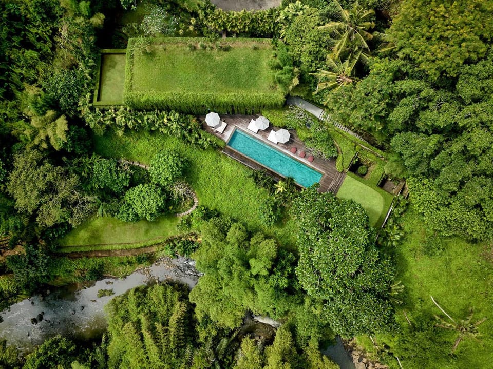 Day, Natural landscape, Bird's eye view, River view