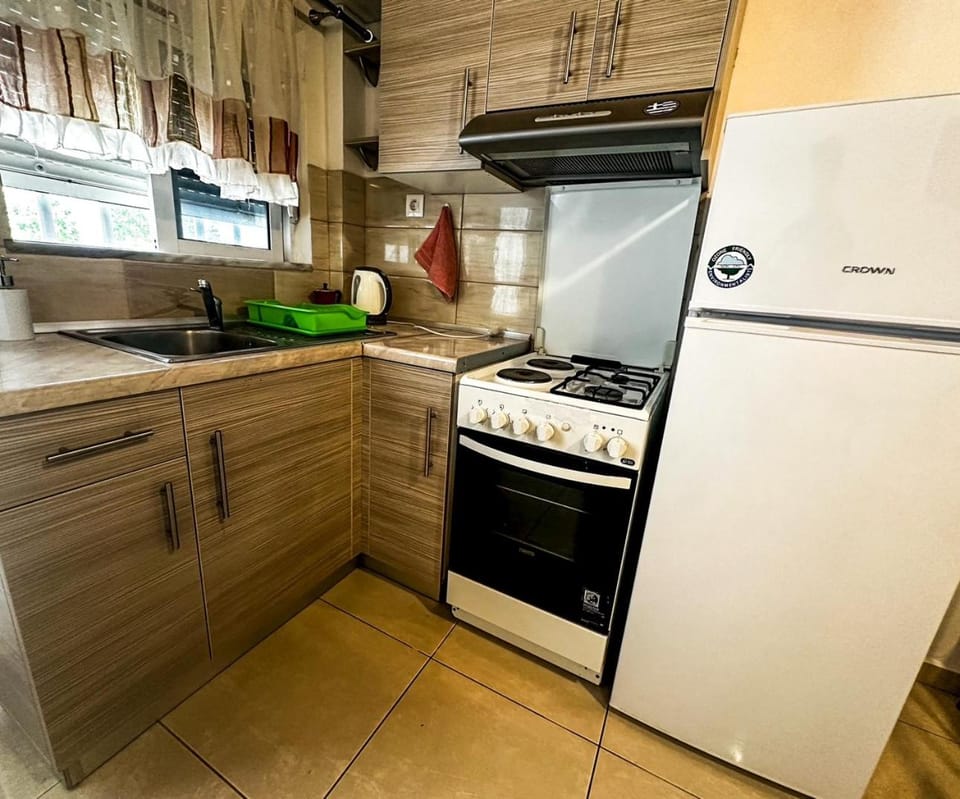 Kitchen or kitchenette, dishwasher, minibar, oven, stove, toaster, kitchen