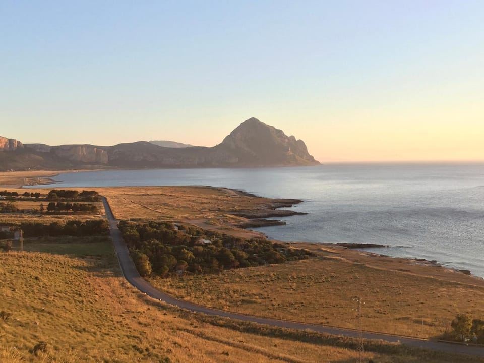 Natural landscape, Hiking, Sunset