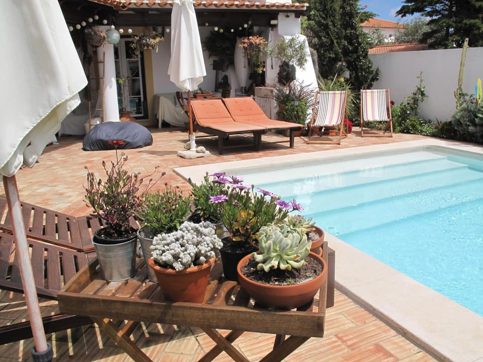 Garden, Balcony/Terrace, Pool view