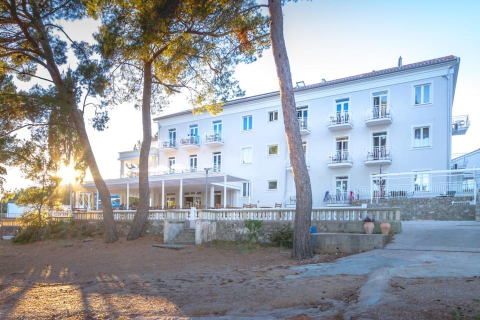 Facade/entrance, Summer, On site, Sunset
