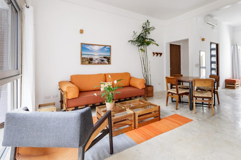 Living room, Seating area, Dining area