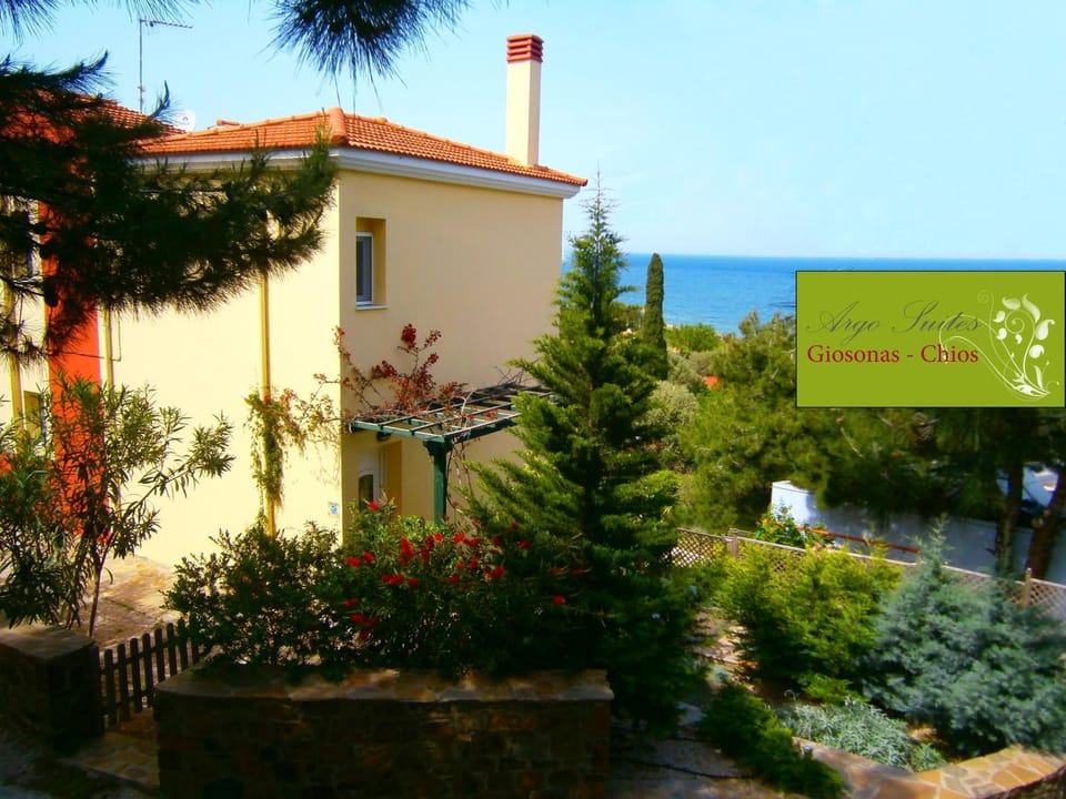Property building, Natural landscape, Garden, Sea view