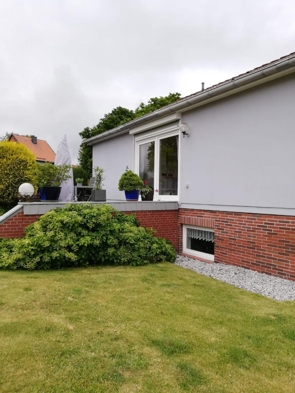Property building, Garden view