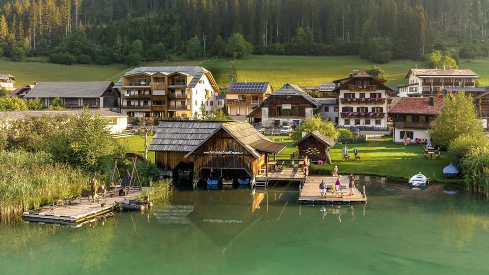 Property building, Day, Natural landscape, Lake view